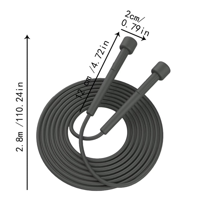 Premium Speed Skipping Rope for Adults & Kids – Adjustable Jump Rope for Weight Loss & Fitness, Professional PVC Material, 2.8m Length, Portable Sports Equipment, Ideal for Gym & Home Workouts, - StrengthXPhysiotherapy