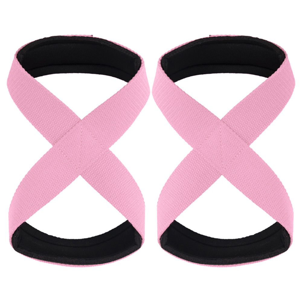 High Quality Padded Figure 8 Straps for Deadlift – Weight Lifting Wrist Straps for Power Lifters, Workout Pull-Ups, 