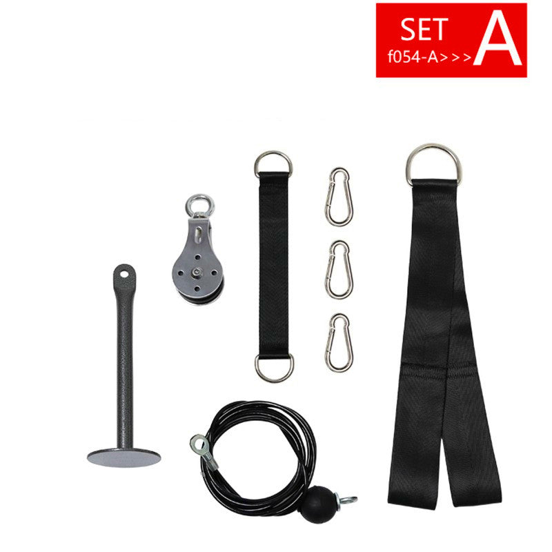 Premium Cable Pulley System – Adjustable Gym Fitness Equipment for Lat Pull, Tricep, Bicep, Back & Shoulder Workout, High 