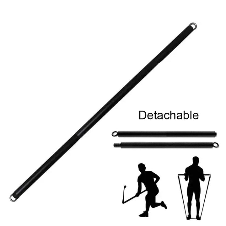Premium Pilates Stick – Adjustable Yoga Exercise Bar for Strength Training, Home Gym Kit, Muscle Workout Equipment,
