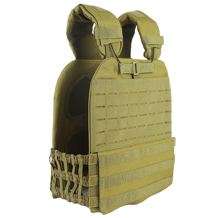 Premium Tactical Hunting Vest for Men – Camouflage Plate Carrier, 900D Outdoor Sports Fitness, Weighted Training Vest,