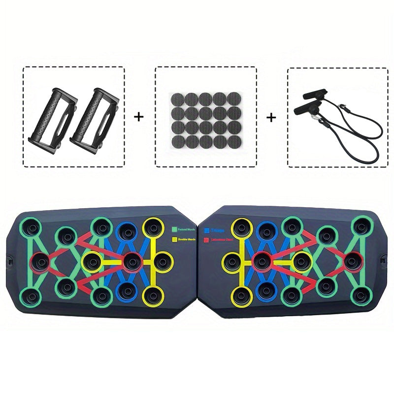 Premium Push-up Board Set – Portable Multifunctional Fitness Equipment for Chest, Abs, Arms & Back Training, Foldable, 
