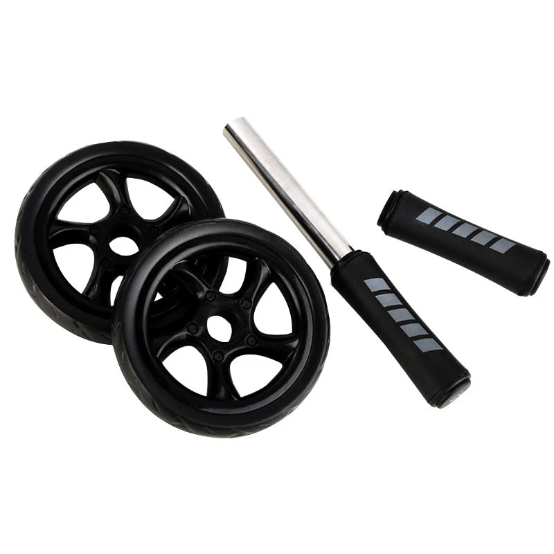 Premium Ab Roller Wheel for Core & Abdominal Strength Training - No Noise, Durable ABS & EVA Material, Includes Mat for