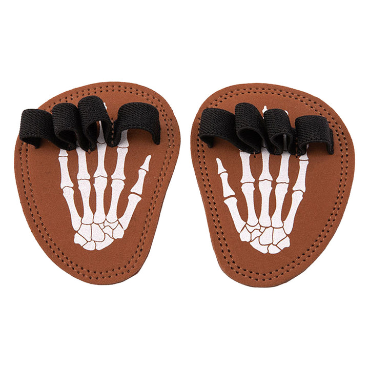 Premium Cowhide Weightlifting Gloves for Men & Women - Fitness Gym Grip Pads with 4 Finger Loop, Hand Palm Protection for 