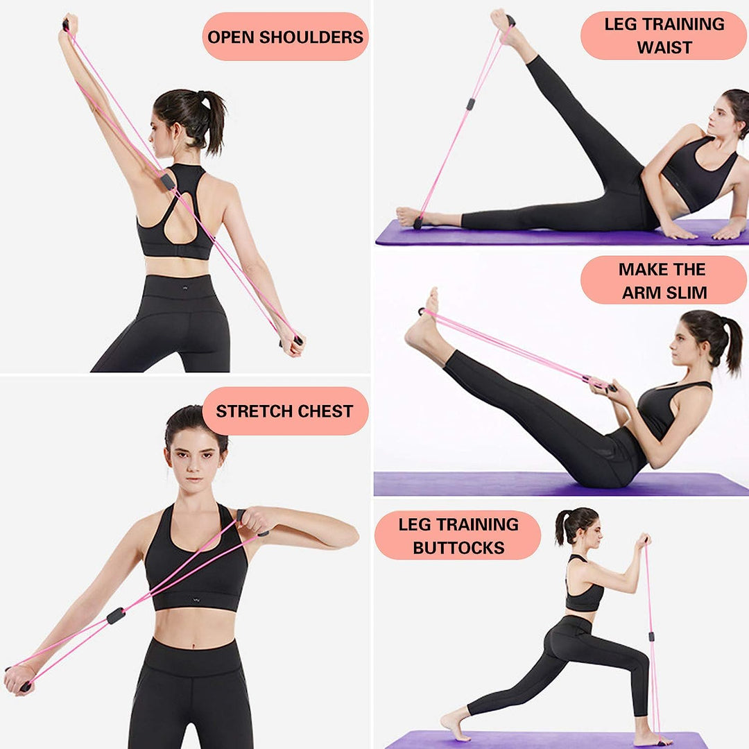 Premium Pedal Resistance Band – Multifunctional Arm, Leg, and Abdominal Trainer for Weight Loss, Bodybuilding, and Full-Body