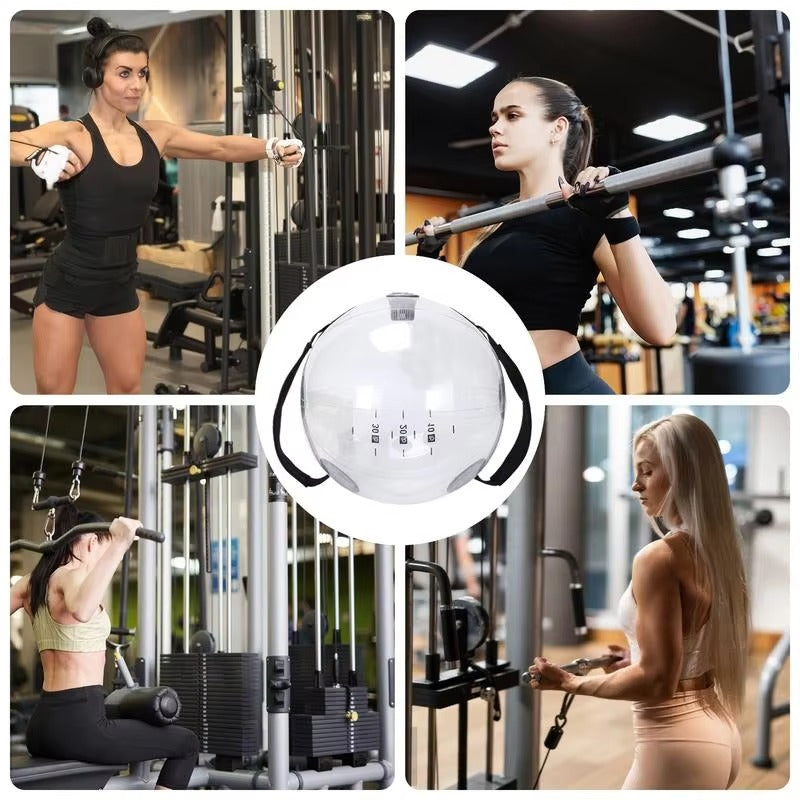 Premium Fitness Aqua Bag – 15KG Water Power Weightlifting Training Bag for Bodybuilding & Crossfit – Durable PVC, Adjustable Weight, Full-Body Workout Accessory - StrengthXPhysiotherapy