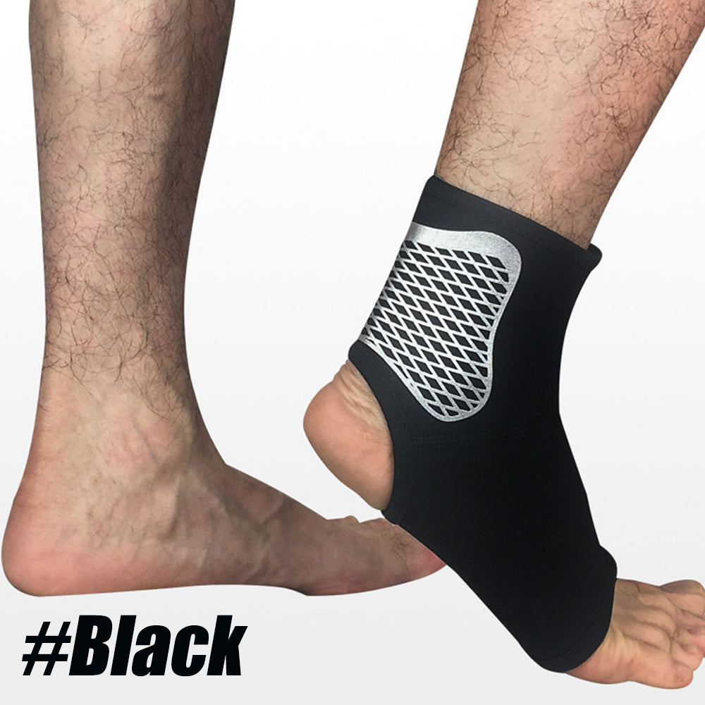 Premium Adjustable Ankle Brace Support for Men, Women & Kids – Ultrathin High-Elastic Compression Sleeves for Pain Relief & 