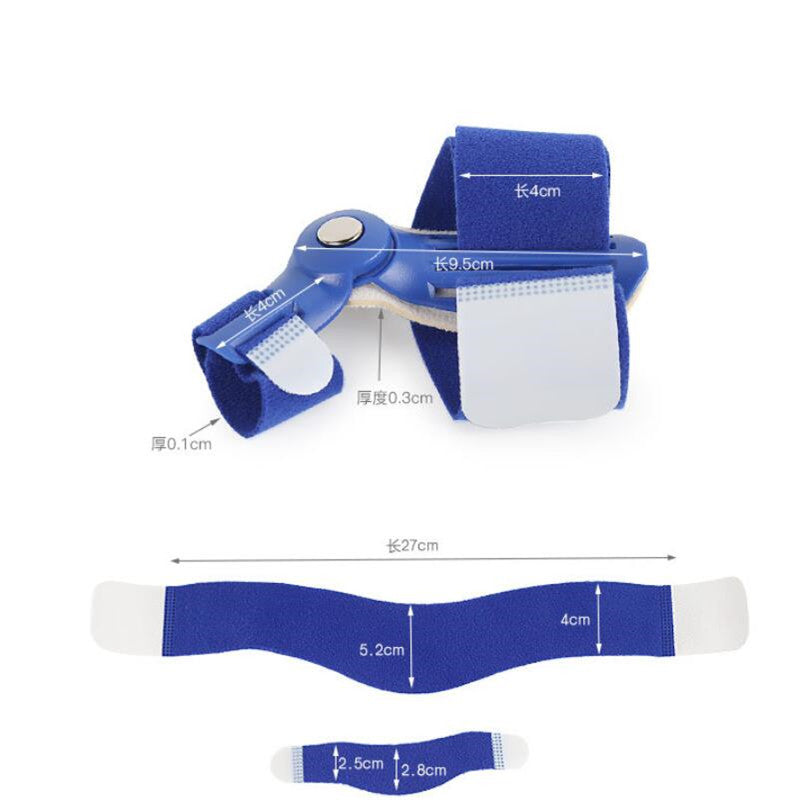 Premium OrthoApedic Bunion Corrector for Hallux Valgus, 2Pcs Adjustable Toe Straightener Splint, Big Toe Alignment & Foot 