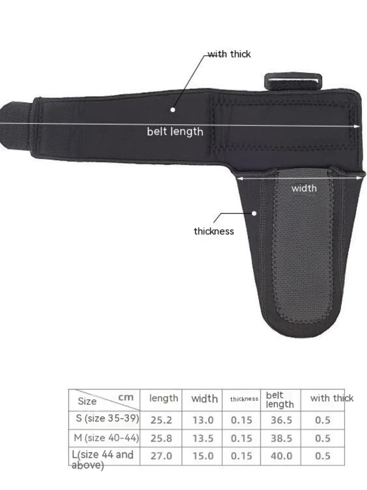 Premium Ankle Support Brace for Foot Drop Rehabilitation, Protective Splint with Adjustable Fixation Strips, Ideal for 