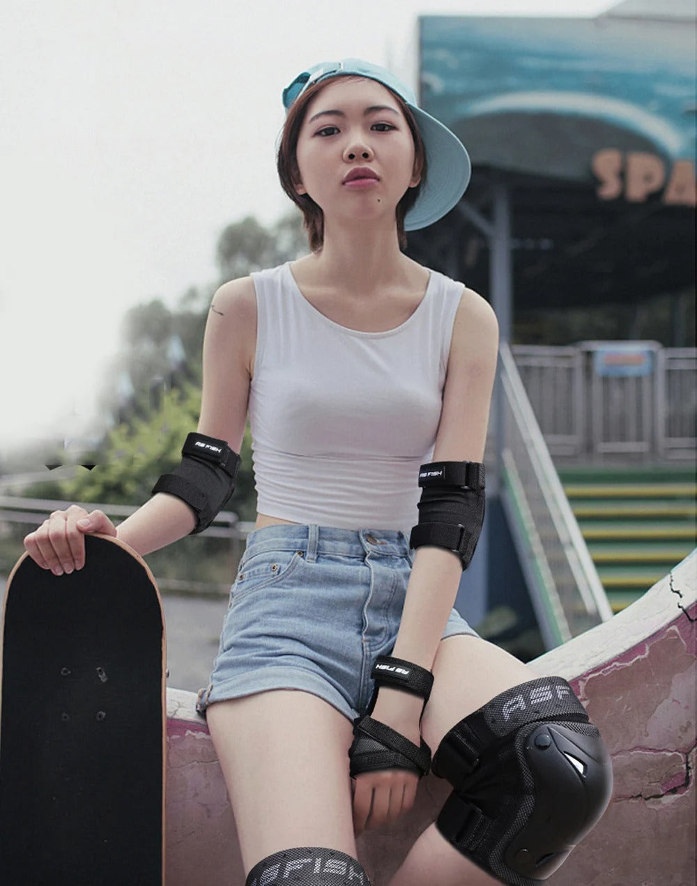 Premium Protective Gear Set for Kids & Adults – Elbow, Knee, Wrist Pads for Skateboarding, Roller Skating, BMX, Cycling, & Outdoor Sports – Adjustable, Breathable, Shockproof Safety Pads - StrengthXPhysiotherapy