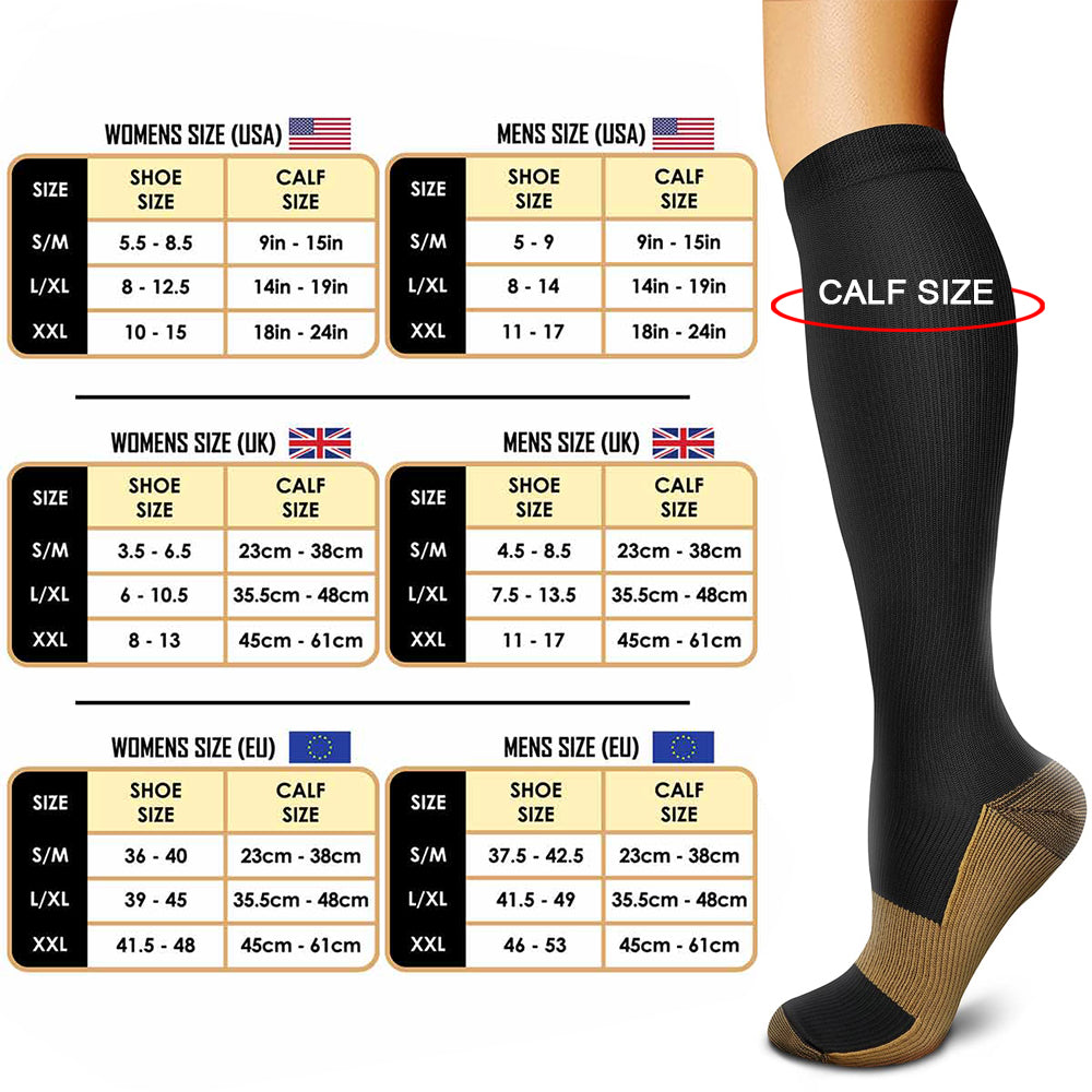 Premium Compression Socks 20-30mmHg for Men & Women – Medical Nursing Stockings for Varicose Veins, Edema, Pregnancy