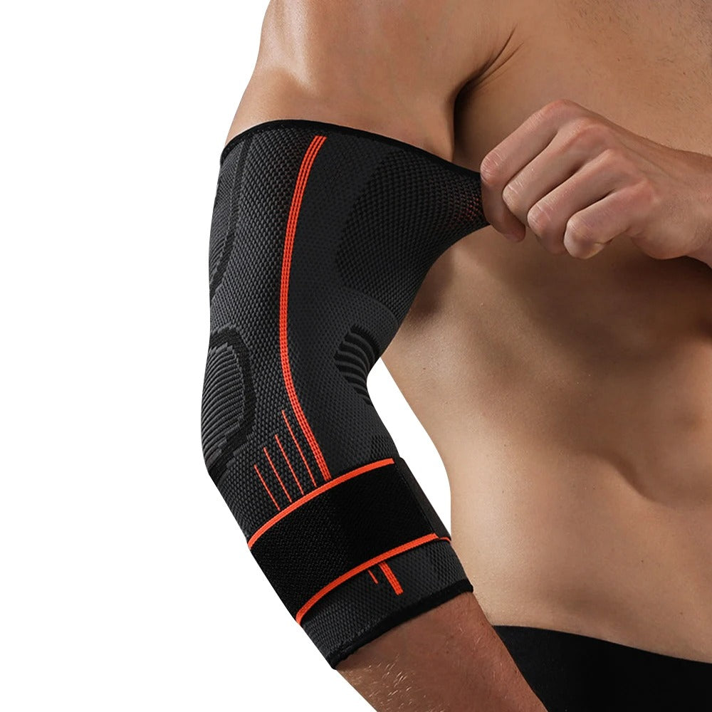 Premium Elbow Brace Compression Sleeve for Tendonitis & Tennis Elbow Relief, Joint Pain Support Protector, Fitness Bandage for Elbow Injury – 1PC - StrengthXPhysiotherapy