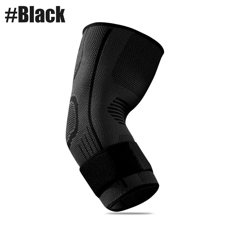Premium Elbow Brace Compression Sleeve for Tendonitis & Tennis Elbow Relief, Joint Pain Support Protector, Fitness Bandage for Elbow Injury – 1PC - StrengthXPhysiotherapy
