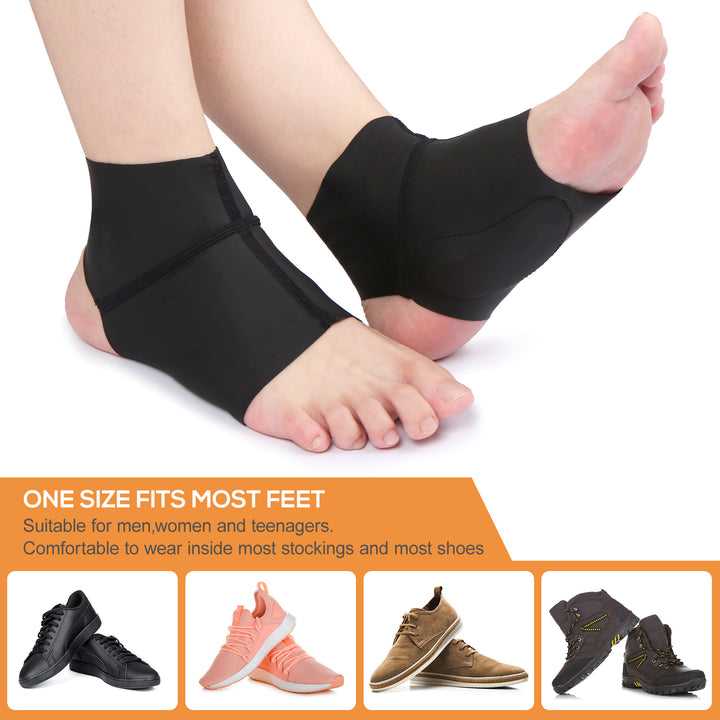 Premium Adjustable Neoprene Ankle Support Brace - Provides Ankle Foot Support, Arthritis Pain Relief, and Comfortable Ankle