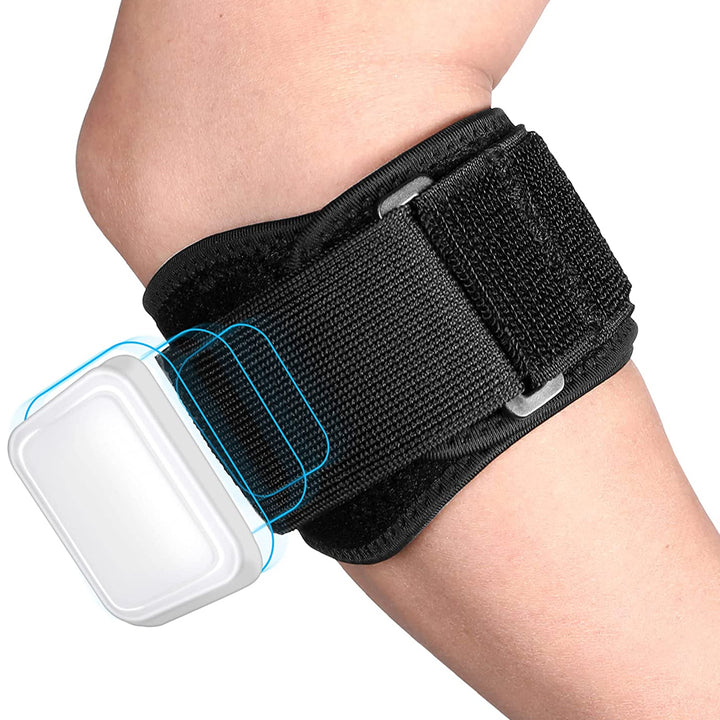 Premium Tennis Elbow Support Brace for Golfers, Epicondylitis Relief, Gym & Sport Protector, Adjustable Clasp for Badminton,