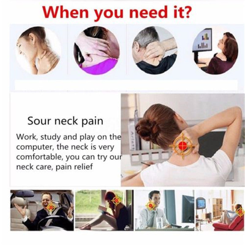 Premium Adjustable Neck Brace for Pain Relief - Soft Cervical Collar for Sleeping, Travel, and Posture Support | Ergonomic  
