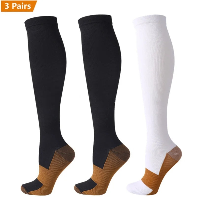 Premium Compression Socks for Men & Women – Sports, Nursing, Varicose Veins & Pregnancy Relief, Athletic & Soccer 