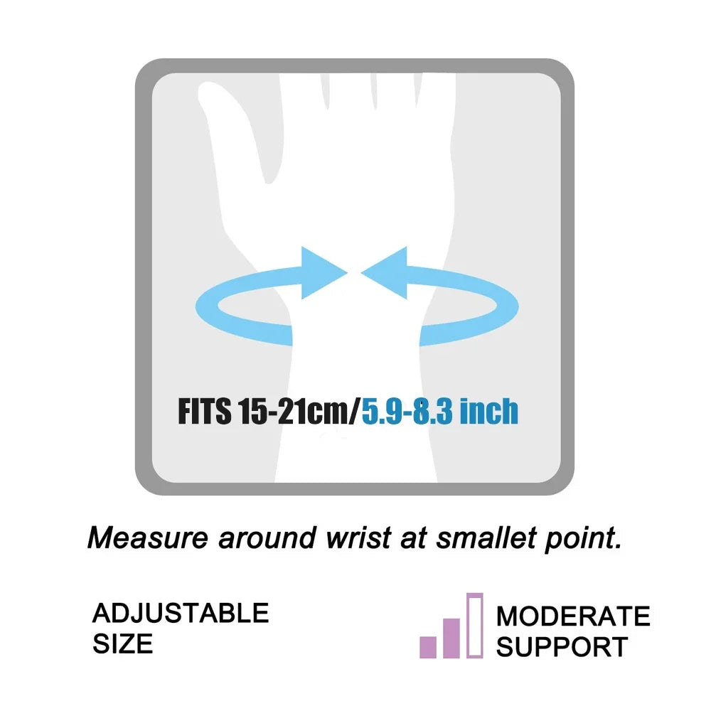 Premium Wrist Thumb Brace – Ultra-Thin Compression Support for Tendonitis, Carpal Tunnel & Arthritis Pain Relief – Adjustable