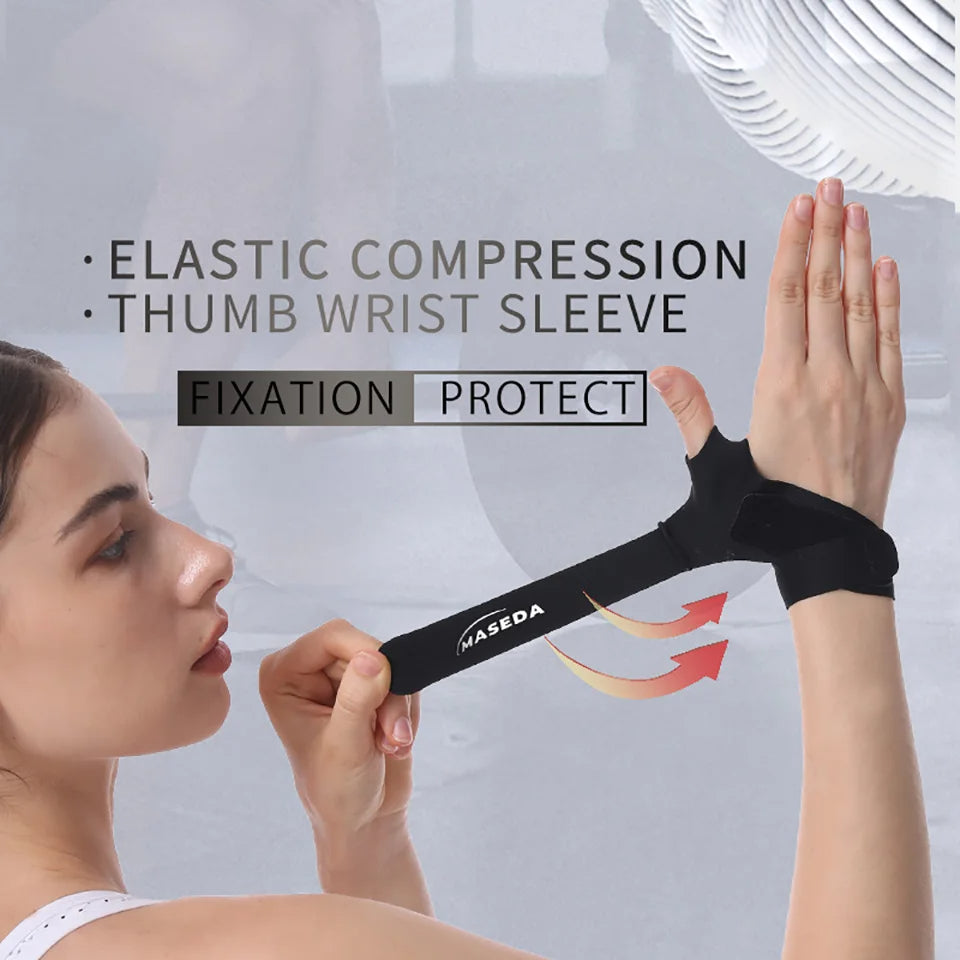 Premium Wrist Thumb Brace – Ultra-Thin Compression Support for Tendonitis, Carpal Tunnel & Arthritis Pain Relief – Adjustable