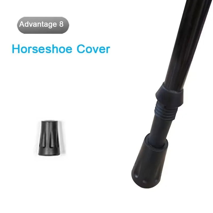 Premium Ultralight Folding Trekking Pole – Adjustable Telescopic Walking Stick, Aviation-Grade Aluminum Alloy, EVA Anti-Slip Handle, Portable for Hiking, Camping, and Outdoor Adventures - StrengthXPhysiotherapy