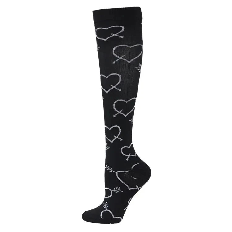 Premium Compression Socks for Men & Women – Medical Support for Edema, Diabetes, Varicose Veins – Ideal for Cycling, Running