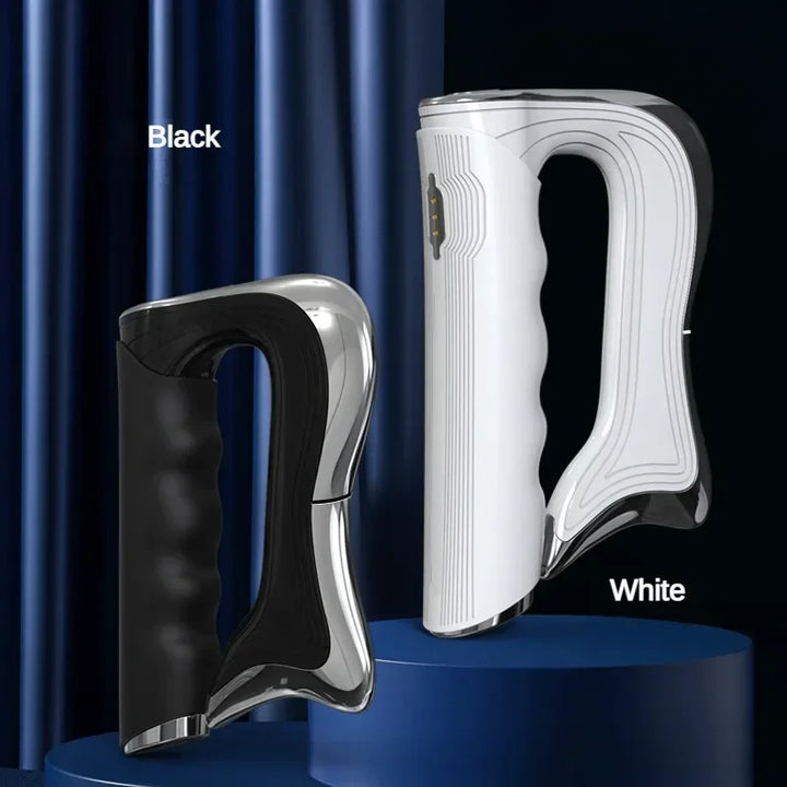 Premium Electric Fascial Tissue Gua Sha Tool - Deep Tissue Muscle Massager with NMES, Microcurrent Vibration, 3-Level   