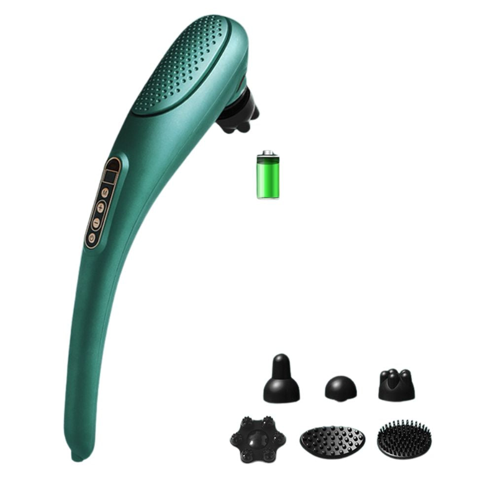 Premium Electric Massage Hammer Stick - Wireless Handheld Heating Vibration Instrument for Cervical Vertebra, Waist, and Back