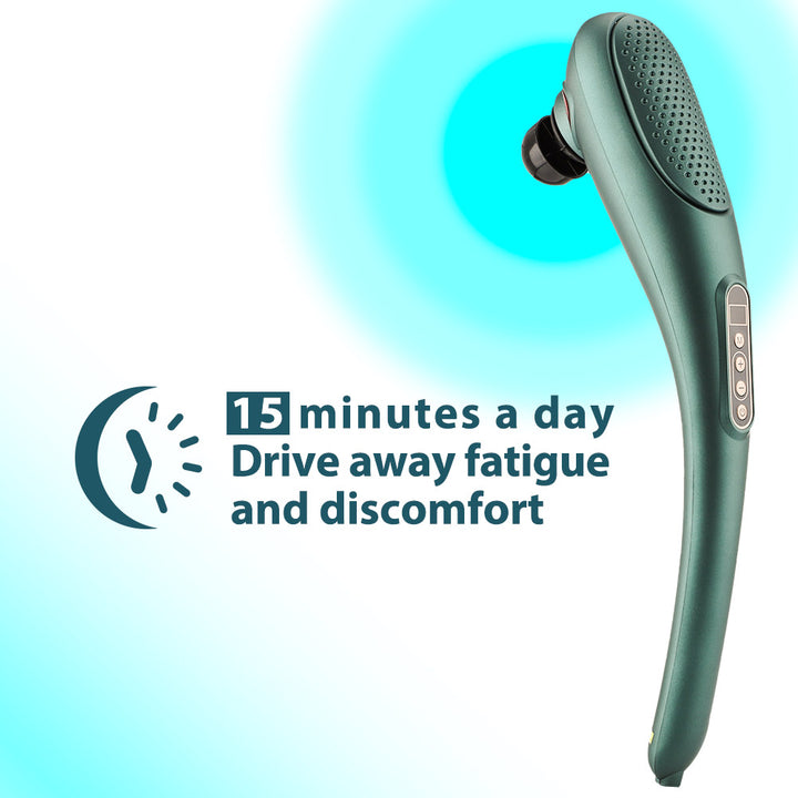 Premium Electric Massage Hammer Stick - Wireless Handheld Heating Vibration Instrument for Cervical Vertebra, Waist, and Back