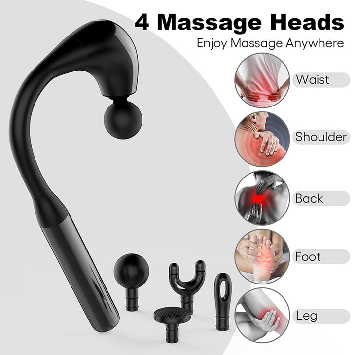 Premium Percussion Massage Hammer – Powerful Muscle Relief Gun for Neck, Back, Shoulder, and Leg Pain – Deep Tissue Massager