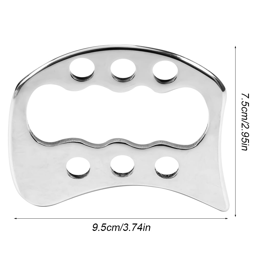 Premium Stainless Steel Gua Sha Tool for Deep Tissue Scraping, Myofascial Release & Muscle Pain Relief – Ideal for Physical