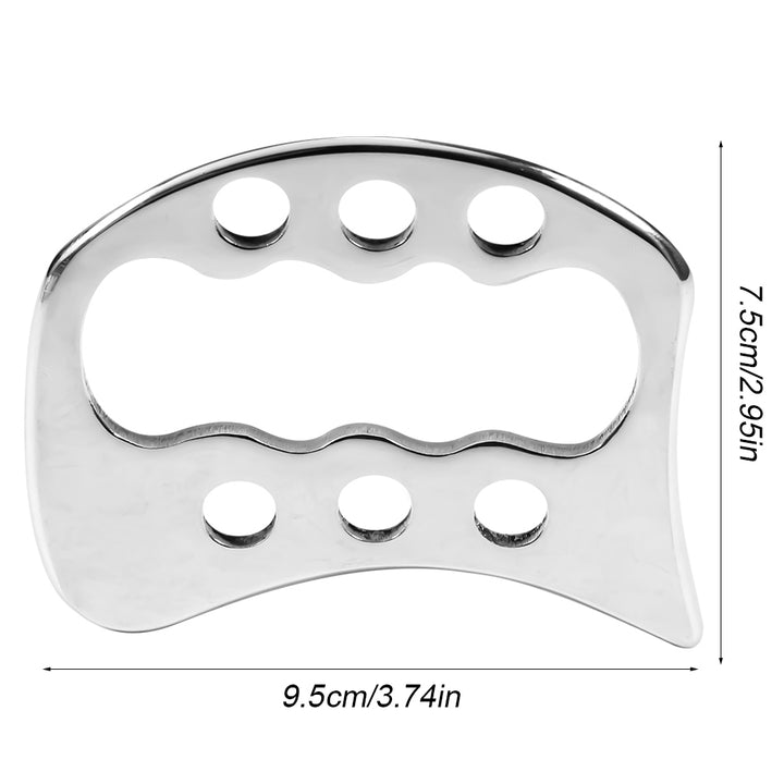 Premium Stainless Steel Gua Sha Tool for Deep Tissue Scraping, Myofascial Release & Muscle Pain Relief – Ideal for Physical