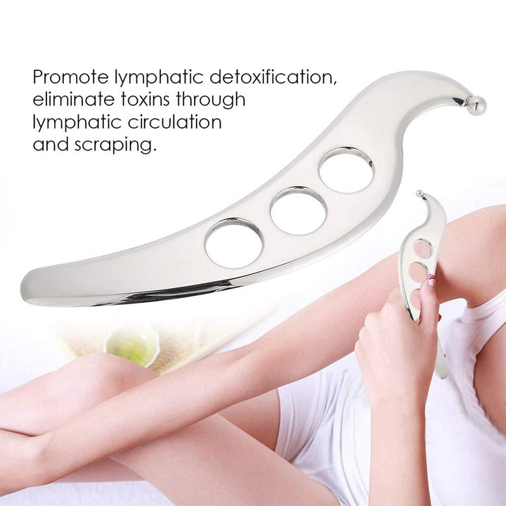 Premium Stainless Steel Gua Sha Tool for Deep Tissue Scraping, Myofascial Release & Muscle Pain Relief – Ideal for Physical