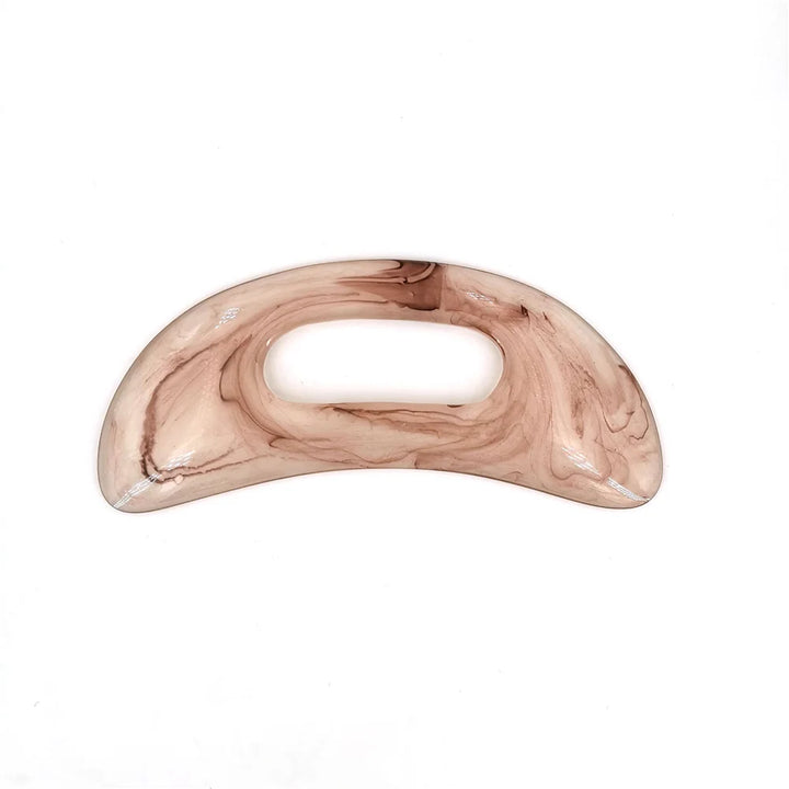 Premium Gua Sha Board - Natural Wood Massage Tool for Facial and Body Scraping Therapy, 18x8cm, Available in Yellow, Pink,