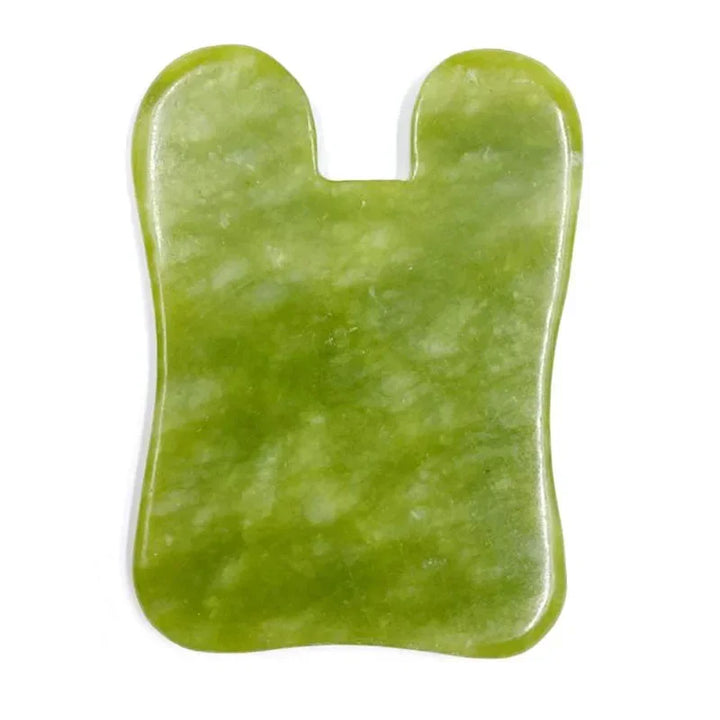 Premium Natural Jade Gua Sha Scraper Board for Face Massage, Acupoint Meridian Relaxation, Skin Lifting and Eye Care SPA Tool