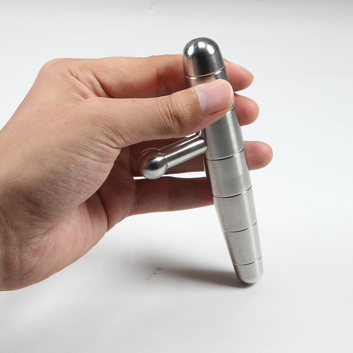 Premium Stainless Steel Manual Deep Tissue Massage Tool - Versatile Trigger Point T-Bar for Full Body Relaxation and Muscle