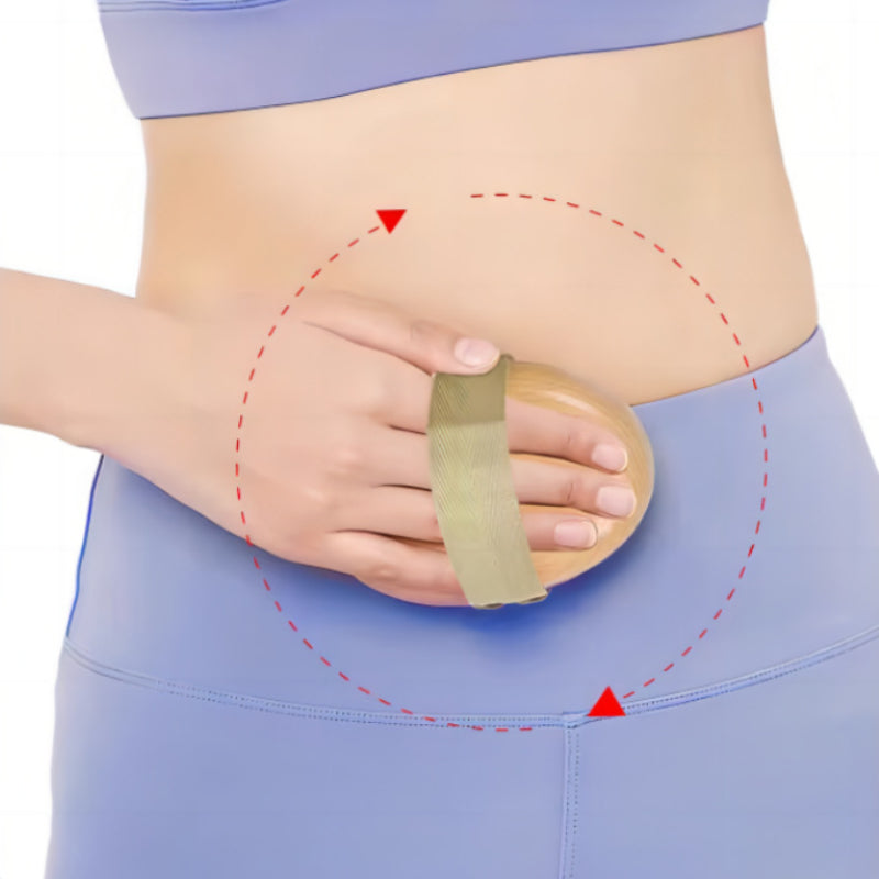 Premium Anti-Cellulite Wooden Massage Brush for Body and Scalp – Soothing Air Cushion Design, Essential Oil Spa Treatment, 