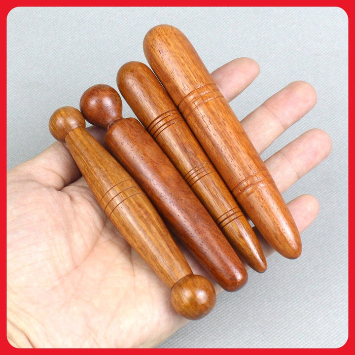 Premium Wooden Spa Massage Tool - Muscle Roller Stick for Cellulite Blasting, Deep Tissue Release, Foot and Body Self-Massage