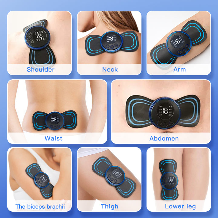 Premium Electric Pulse Neck Massager EMS TENS Cervical Massager for Neck and Back Pain Relief, Muscle Stimulator, and Deep 