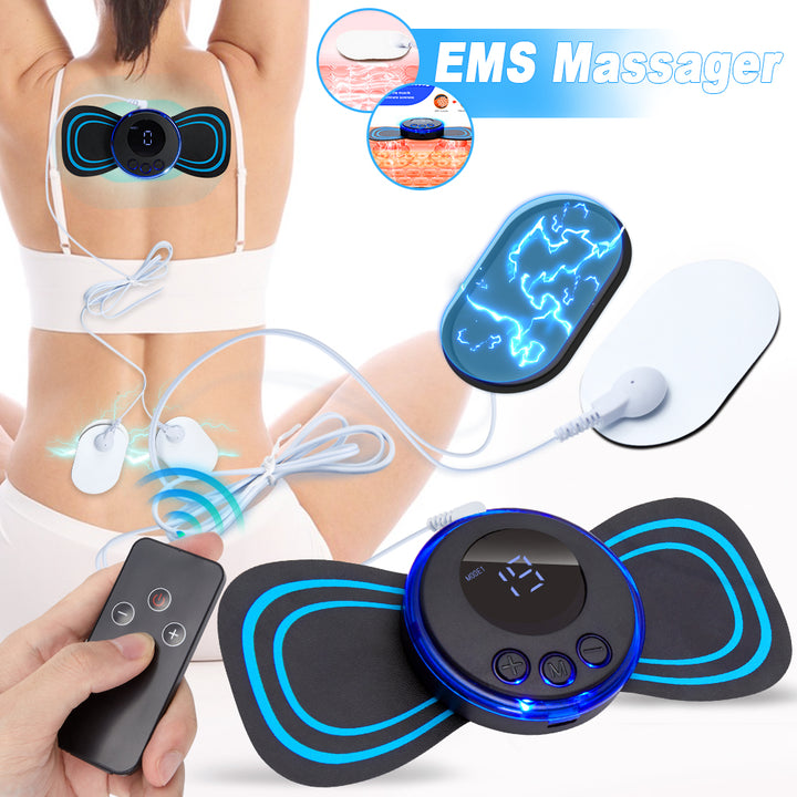 Premium Electric Microfluidic Massager for Full Body - 8 Modes & 19 Strength Levels, Deep Tissue Massage for Neck, Shoulder 