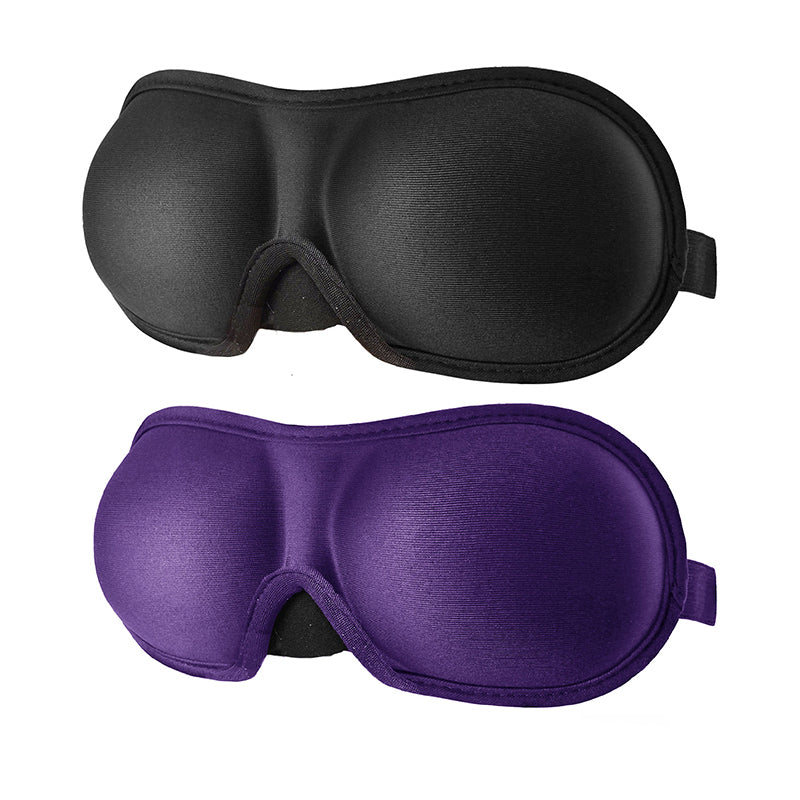 Premium 3D Sleep Mask – Soft Memory Foam Eye Mask for Sleep, Travel, and Migraine Relief – Blockout Light, Comfortable and 