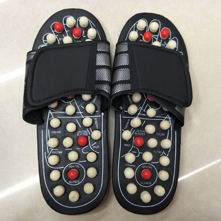 Premium Foot Massage Slippers for Reflexology and Moxibustion – Comfortable Walking Shoes for Pain Relief and Relaxation, 
