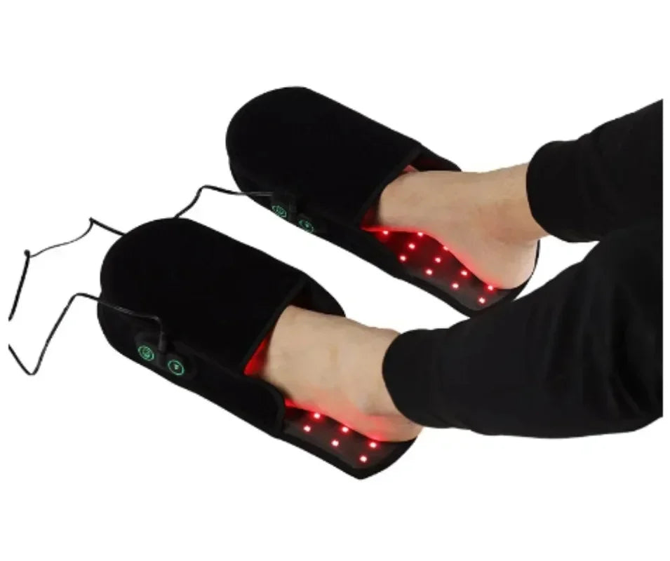 Premium Rechargeable Red Light Therapy Device for Feet – 460nm, 660nm, 850nm with Pulse – Treat Inflammation, Itchiness, and 