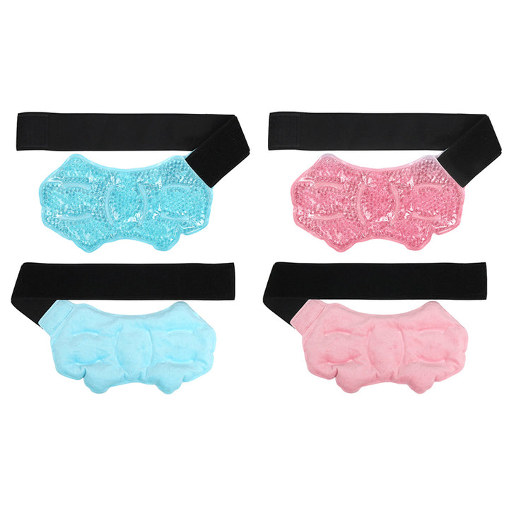 Premium Reusable Ankle Ice Heat Pack for Pain Relief, Hot Cold Compress Gel Wrap for Foot, Knee, Elbow, and Wrist Therapy, 