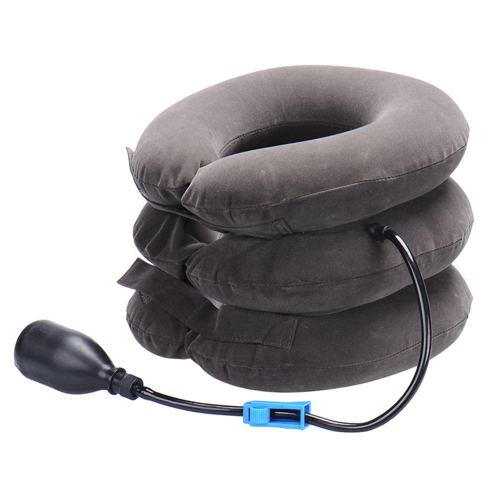 High-Quality Inflatable Neck Collar Pillow for Cervical Traction & Posture Correction, Orthopedic Pain Relief for Neck,