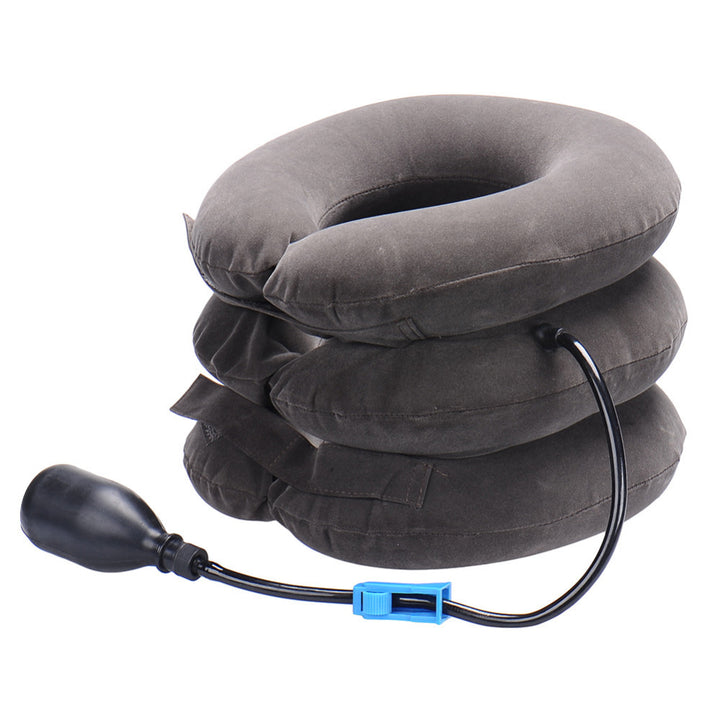 High-Quality Inflatable Neck Collar Pillow for Cervical Traction & Posture Correction, Orthopedic Pain Relief for Neck,