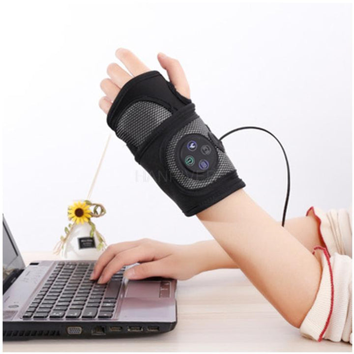 Premium Electric Hand Massager - 3-in-1 Multi-Function Vibration Wristband with Air Compression, Heat, and Kneading for 
