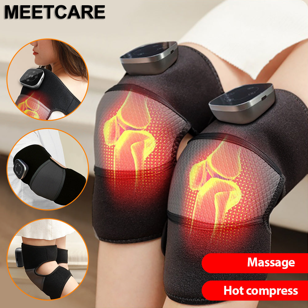 Premium Electric Heating Knee Massager | Intelligent Warm Compress for Joint Protection | Adjustable 45°C-65°C | 3-Second 