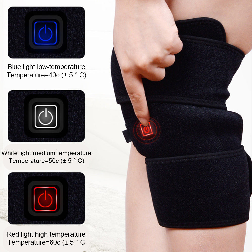 Premium Electric Heating Knee Protection – Adjustable Knee Joint Care Tool with 3 Temperature Levels and One-Click Control 
