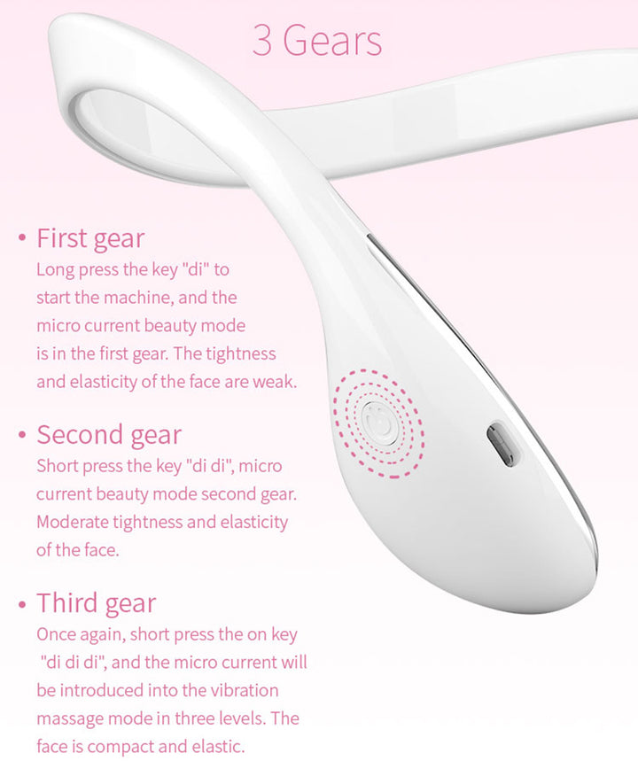 Premium EMS V-Face Massager - Face Lifting Machine for Chin Lift, Facial Slimming & Skin Tightening with Anti-Wrinkle