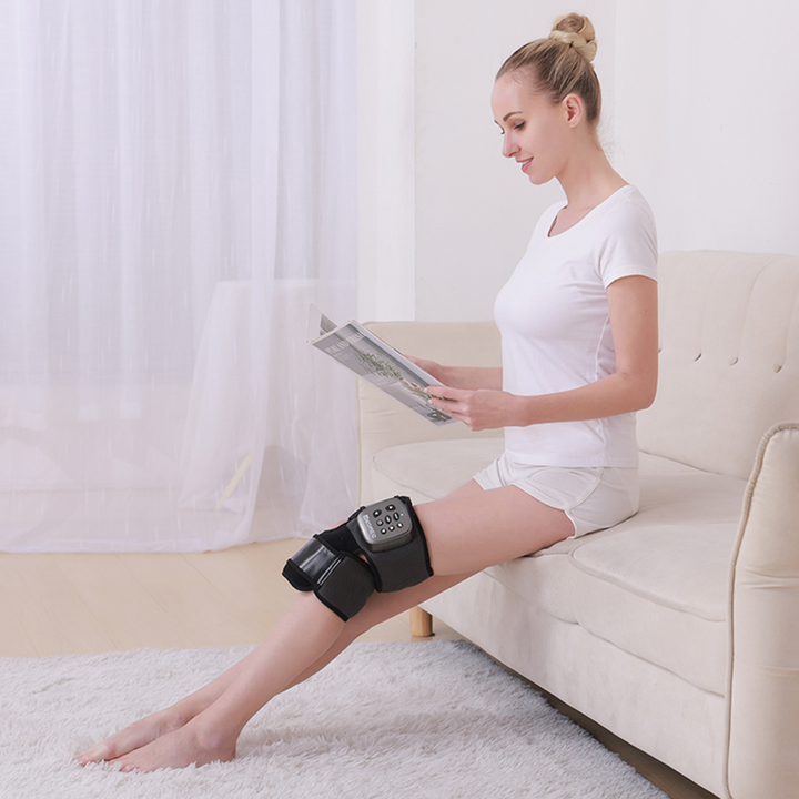 Premium Foot Massager 3 in 1 with Vibration, Air Compression & Heat Compress for Ankle Pain Relief